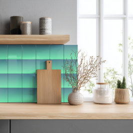 Azulejo De Cerâmica Ombre Verde Mint Moderno Azul Claro