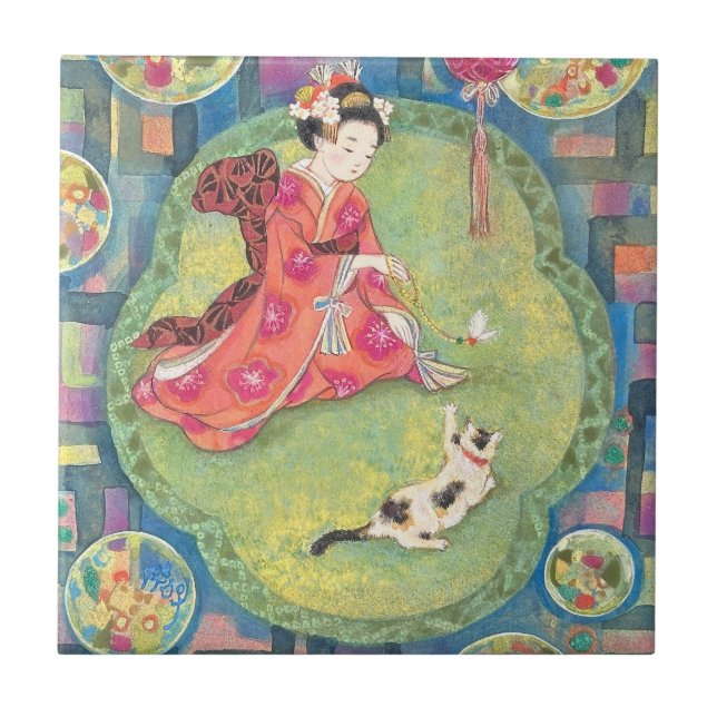 Azulejo De Cerâmica Omohide Garasu: A Little Glass Memory (Frente)