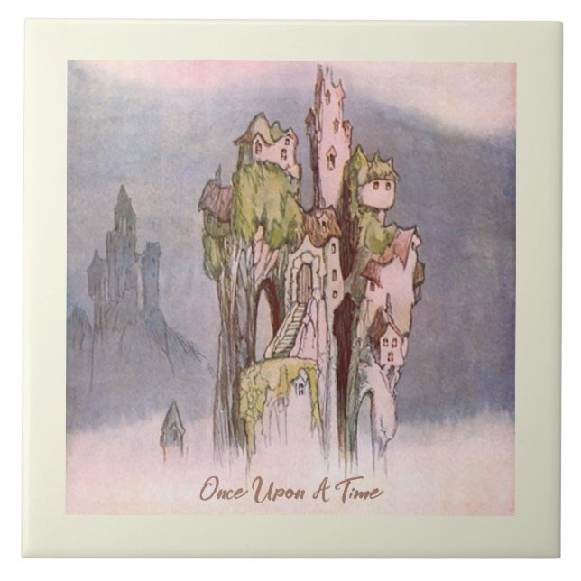 Azulejo De Cerâmica Once Upon A Time  (Frente)