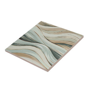 Azulejo De Cerâmica Ondas Fantásticas