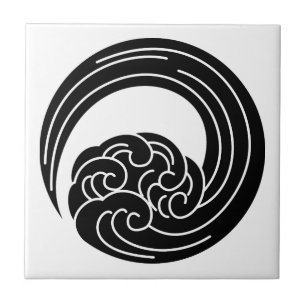 Azulejo De Cerâmica Ondas giradas