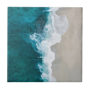 Azulejo De Cerâmica Ondas marítimas - costa das Maldivas