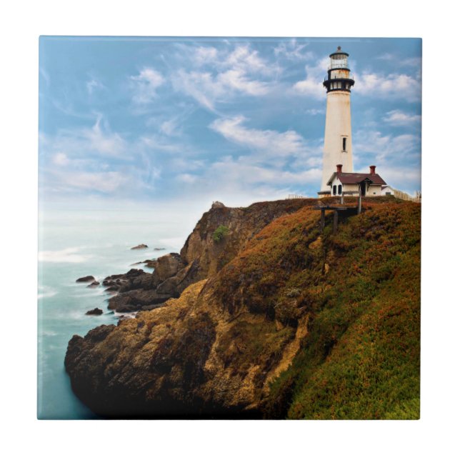 Azulejo De Cerâmica Onde o céu encontra o mar (Frente)