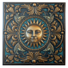 Azulejo De Cerâmica Onde o Sol Habita