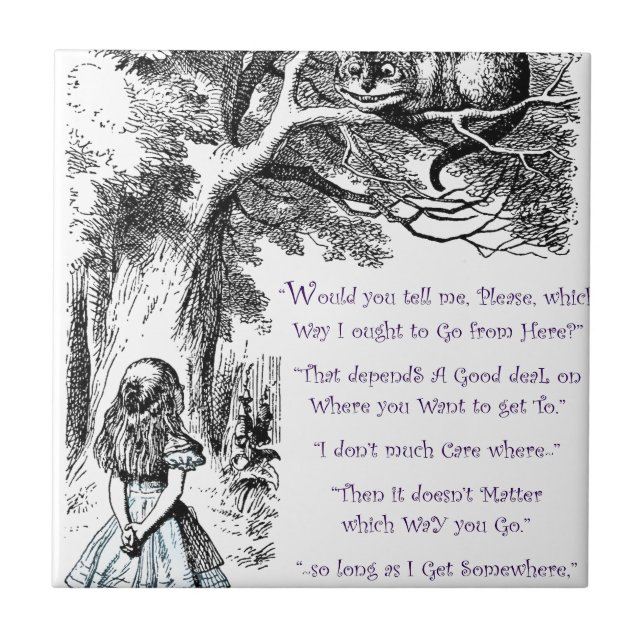 Azulejo De Cerâmica Onde você quer ir (Frente)