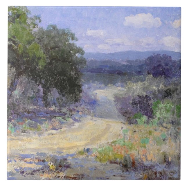 Azulejo De Cerâmica Onderdonk - Um caminho através do Texas Hill Count (Frente)