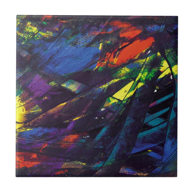 Azulejo De Cerâmica Opal preto (Frente)