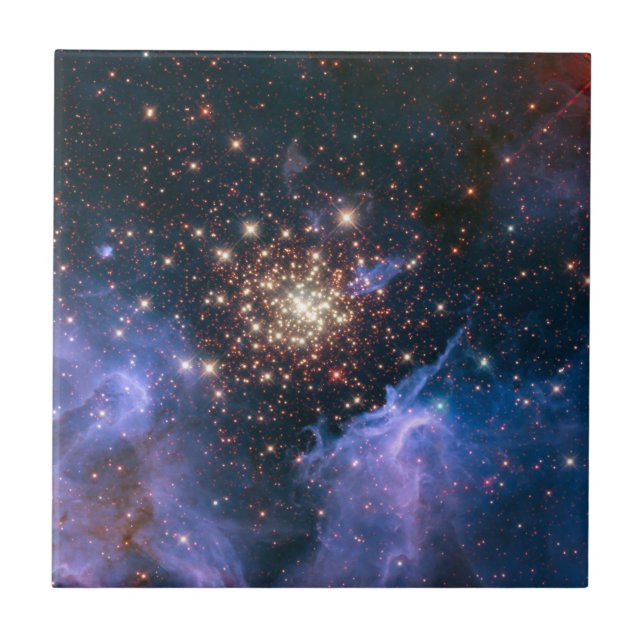 Azulejo De Cerâmica Open Star Cluster NGC 3603 (Frente)