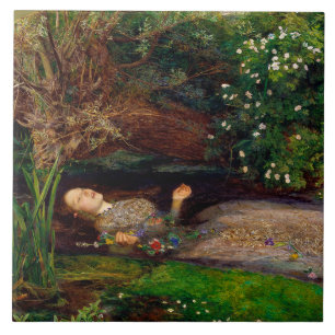 Azulejo De Cerâmica Ophelia, John Everett Millais