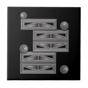 Azulejo De Cerâmica Óptica através de Formas 