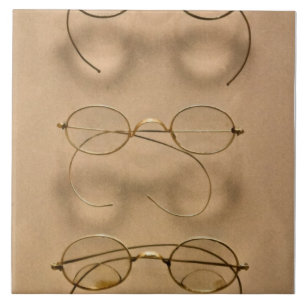 Azulejo De Cerâmica Optometrista - Armações de ouro simples