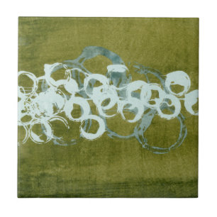 Azulejo De Cerâmica Orb Verde I