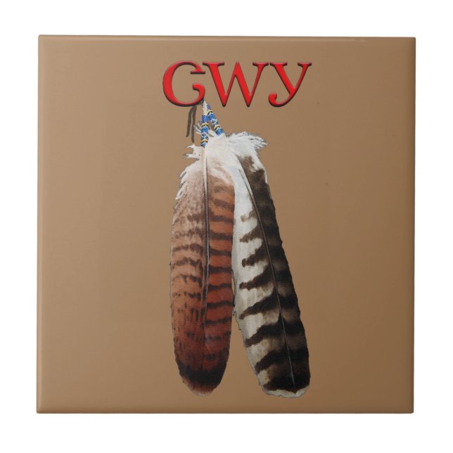 Azulejo De Cerâmica Orgulho Cherokee (Frente)