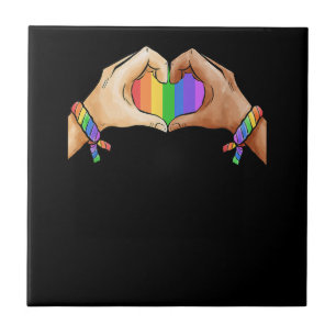 Azulejo De Cerâmica Orgulho gay de Vestuário LGBT Pavilhão LGBT Arco-Í