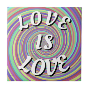Azulejo De Cerâmica Orgulho Love Is Love