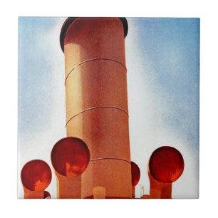 Azulejo De Cerâmica Orient Cruises Big Funnel