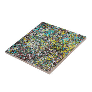 Azulejo De Cerâmica Orientado para o Amante do Design de Arte Abstrata