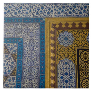 Azulejo De Cerâmica Oriente Médio Turquia e cidade de Istambul com o