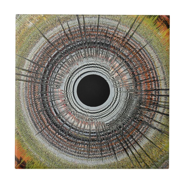 Azulejo De Cerâmica Original spin art (Frente)