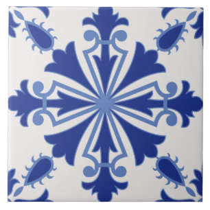 Azulejo De Cerâmica Ornamentado Bloom