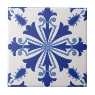 Azulejo De Cerâmica Ornamentado Bloom