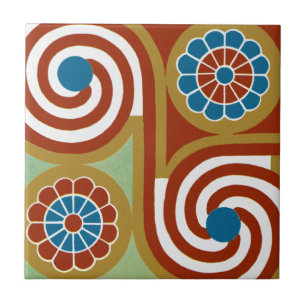 Azulejo De Cerâmica Ornamnet Egípcia nº 4 em Emporio Moffa