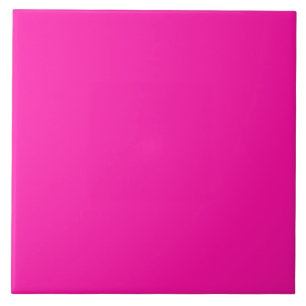 Azulejo De Cerâmica Orquídea Quente-Rosa Fluorescente Orquídea Perso