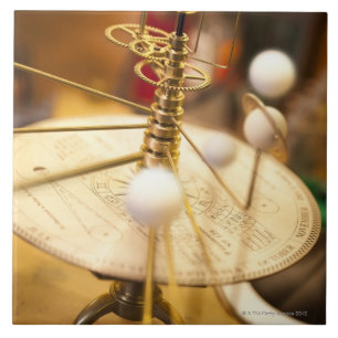 Azulejo De Cerâmica Orrery de bronze handcrafted tradicional com