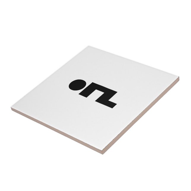 Azulejo De Cerâmica ORZ Emoticon Kaomoji Emoji (Lateral)