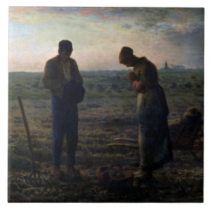 Azulejo De Cerâmica Os Angelus, Jean-Francois Millet