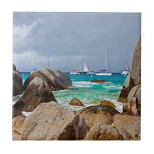 Azulejo De Cerâmica Os Banhos, Virgin Gorda, Ilhas Virgens Britânicas