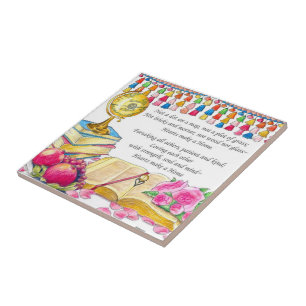 Azulejo De Cerâmica Os corações fazem uma caixa de jóia Home da telha