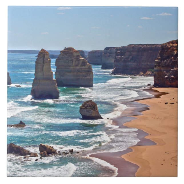 Azulejo De Cerâmica Os doze apóstolos, Victoria, Austrália (Frente)