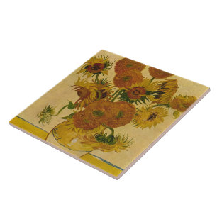 Azulejo De Cerâmica Os girassóis de Vincent van Gogh, 1878