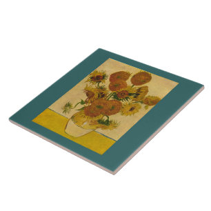 Azulejo De Cerâmica Os girassóis de Vincent van Gogh, 1878