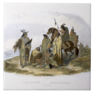 Azulejo De Cerâmica Os indianos do corvo, chapeiam 13 do volume 1 de