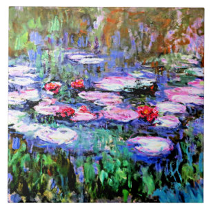 Azulejo De Cerâmica Os Nenufares por Monet