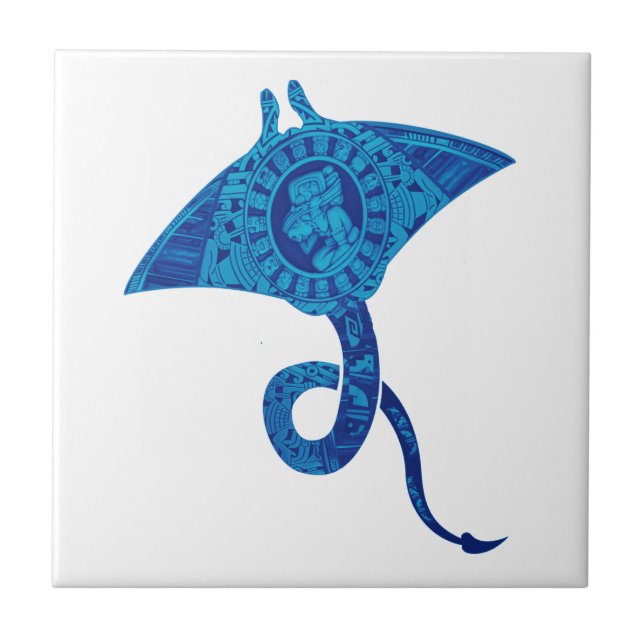 Azulejo De Cerâmica Os oceanos conhecidos (Frente)