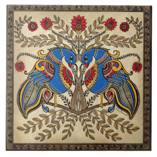 Azulejo De Cerâmica Os pavões Gemini