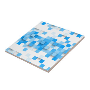 Azulejo De Cerâmica Os quadrados de SlipperyJoe - mosaico moderno trab