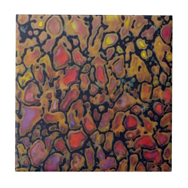 Azulejo De Cerâmica Osso do Dinossauro Padrão (Frente)