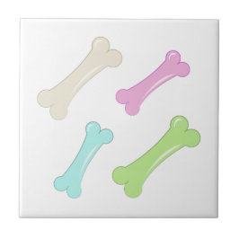 Azulejo De Cerâmica Ossos de cão