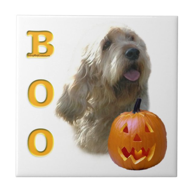 Azulejo De Cerâmica Otterhound Halloween BOO (Frente)