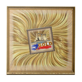 Azulejo De Cerâmica Ouro de Texas