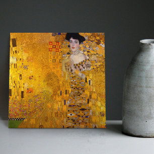 Azulejo De Cerâmica Ouro Klimt Lady Adele Bloch Bauer Art Nouveau