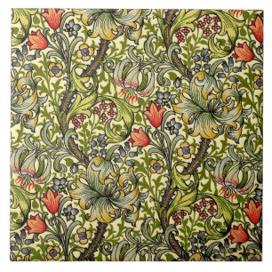 Azulejo De Cerâmica Ouro Lily Morris Design Cerâmica