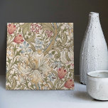 Azulejo De Cerâmica Ouro Lily William Morris Arts Artesanatos Cera Flo<br><div class="desc">William Morris Lily Design. William Morris era um designer de têxteis inglês, artista, escritor e socialista associado à Irmandade Pré-Raphaelita e ao Movimento de Artes e Artesanatos Britânicos. Ele fundou uma empresa de design em parceria com o artista Edward Burne-Jones, e o poeta e artista Dante Gabriel Rossetti. Este belo...</div>