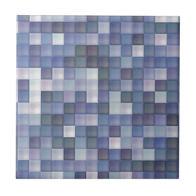 Azulejo De Cerâmica Ouros azuis (Frente)