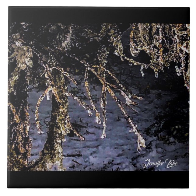 Azulejo De Cerâmica Ouros da Floresta (Frente)