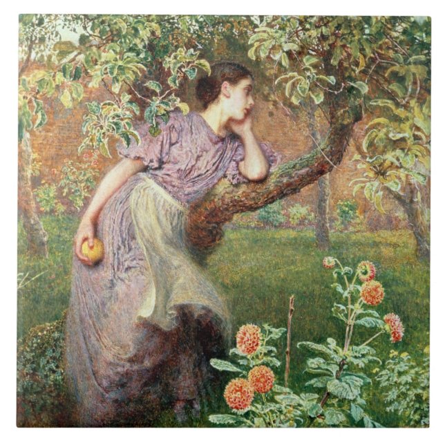 Azulejo De Cerâmica Outono, 1865 (Frente)